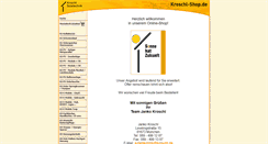 Desktop Screenshot of kroschl-shop.de